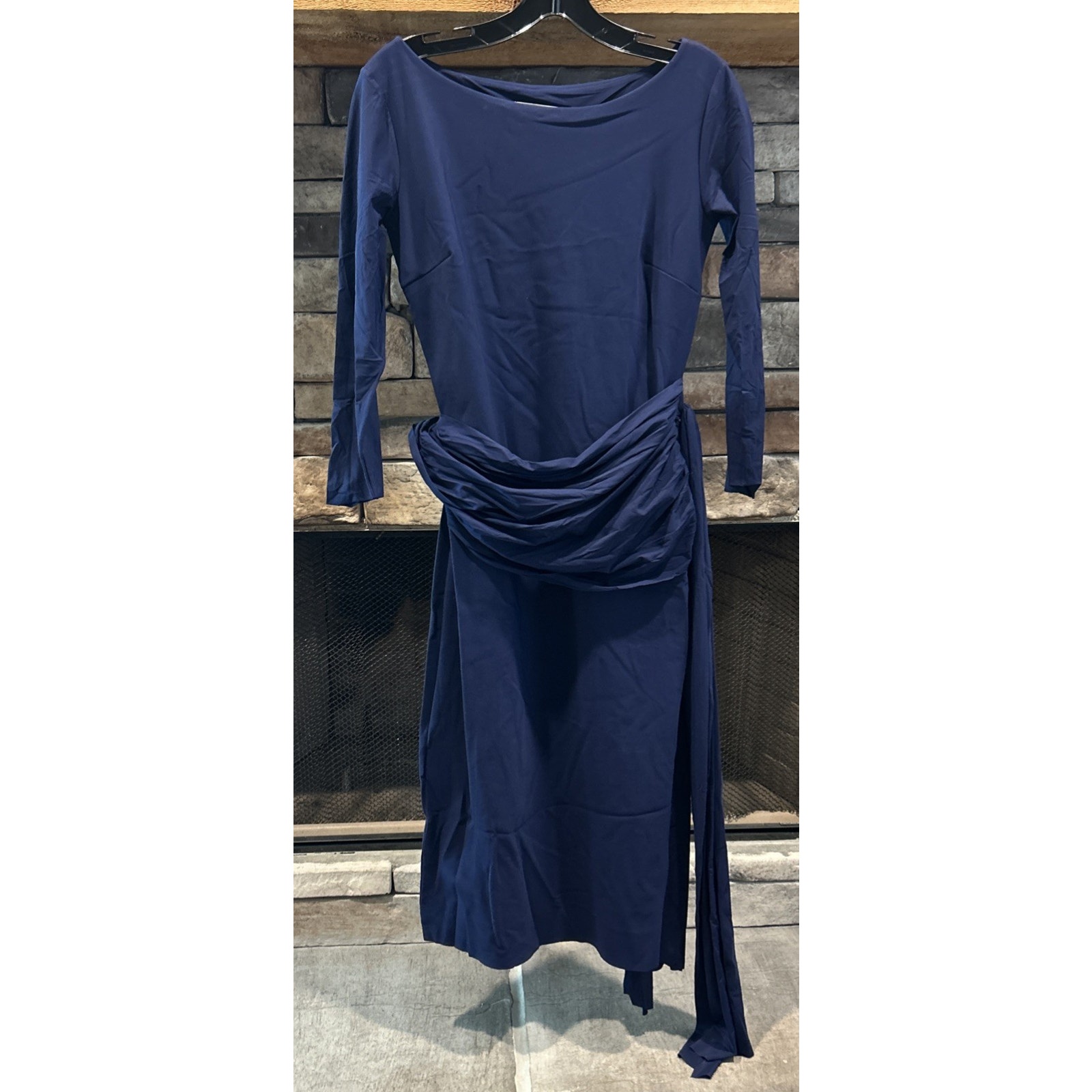 Women’s Chiara Boni La Petite Rode Blu Notte Cersei Dress Size 6 $695